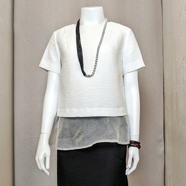 MIANDMOU vest blouse アイボリー MIANDMOU vest blouse アイボリー